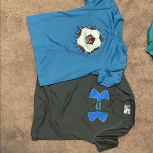 Under Armour Small and Size 6 Dry Fit Shirts